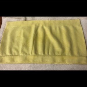 Francesca’s Yellow bandeau. NWOT. Never worn.